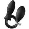 Renegade InflataPlay Silicone Inflatable Anal Plug - Black