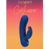 Cashmere Silk Bunny Rechargeable Silicone Rabbit Vibrator - Blue