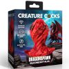 Creature Cocks Dragonspawn Silicone Butt Plug - Large - Red