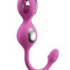 Elektra App Control E-Stim Kegel Training Set (5 Piece) - Pink/Silver