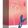 Pleasure Pivot App Control Rechargeable Silicone Couples Vibrator - Blue