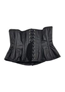 Rouge Leather Corset - Large/XLarge - Black