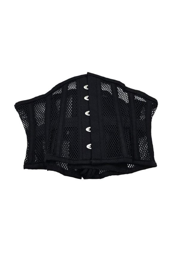 Rouge Mesh Corset - Large/XLarge - Black