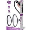 Size Up Classic Pussy Pump with Two Chambers - Black/Clear