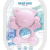 Wet Dreams Bear Hug Rechargeable Silicone Cock Ring - Pink