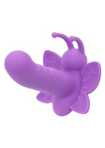 First Time Rotating Venus Butterfly Rechargeable Silicone Stimulator - Purple