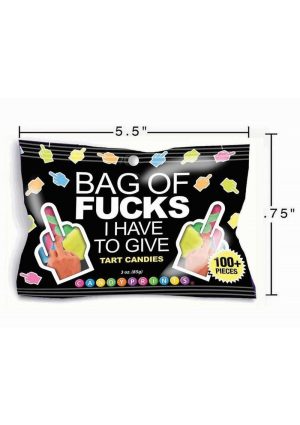Bag of Fucks I have To Give Candy 3oz - Assorted Flavors