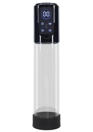 Pumped MegaLift Automatic 6 Function Rechargeable Penis Pump - Black
