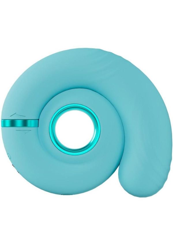 LoveLine Gyre 10 Speed Rechargeable Swirl Vibrator - Blue