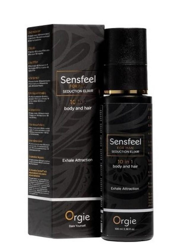 Orgie Sensfeel For Man - Seduction Elixir 10 in 1 For Body and Hair