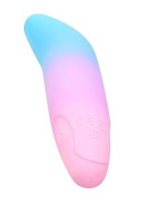Play With Me Dolphin Kisses Rechargeable Silicone G-Spot Bullet Vibrator - Multicolor