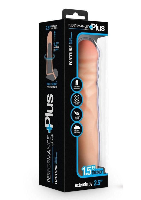 Performance Plus Silicone Penis Extender 2.5in - Vanilla