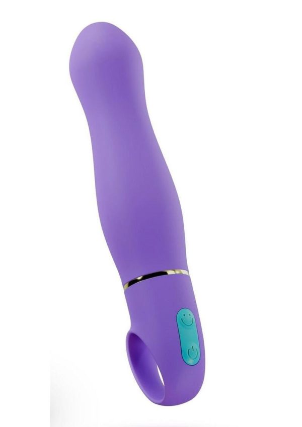 Aria Exciting AF Silicone Rechargeable Vibrator - Indigo Blue
