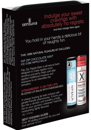 Sensuva Lips N Nips Pleasure Kit Limited Edition - Chocolate Strawberry